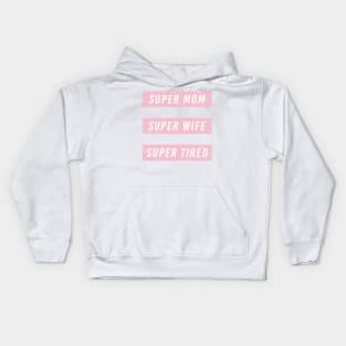 Wondermom Love Mom Kids Hoodie